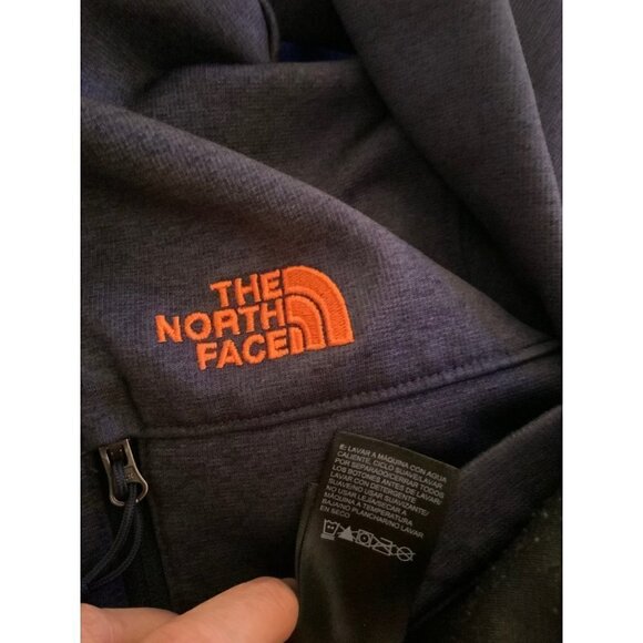 The North Face womens jacket fleecy lined navy worn twice practically as new - Picture 5 of 5